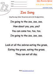 letter-z-song-worksheet